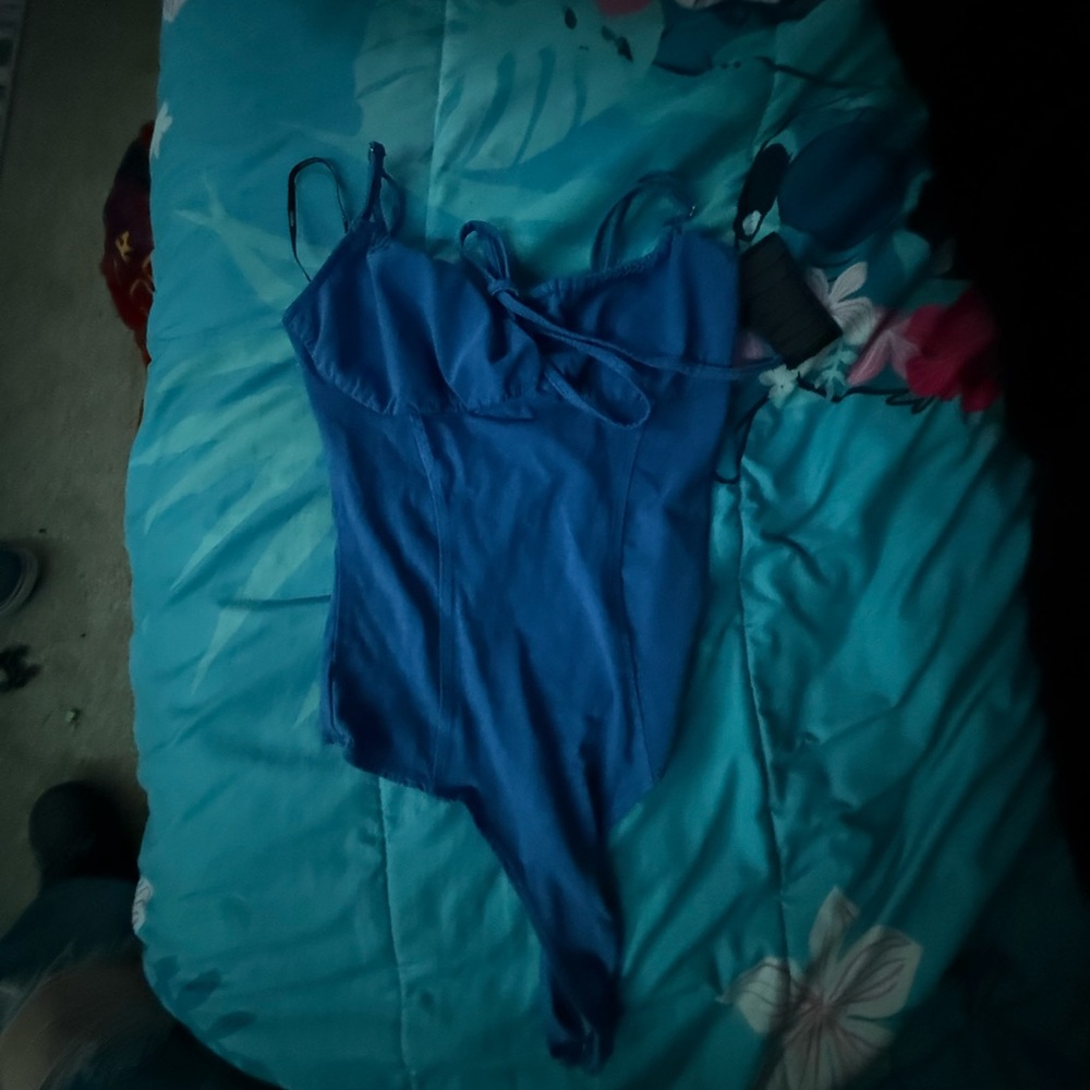 Forever 21 Blue Bodysuit